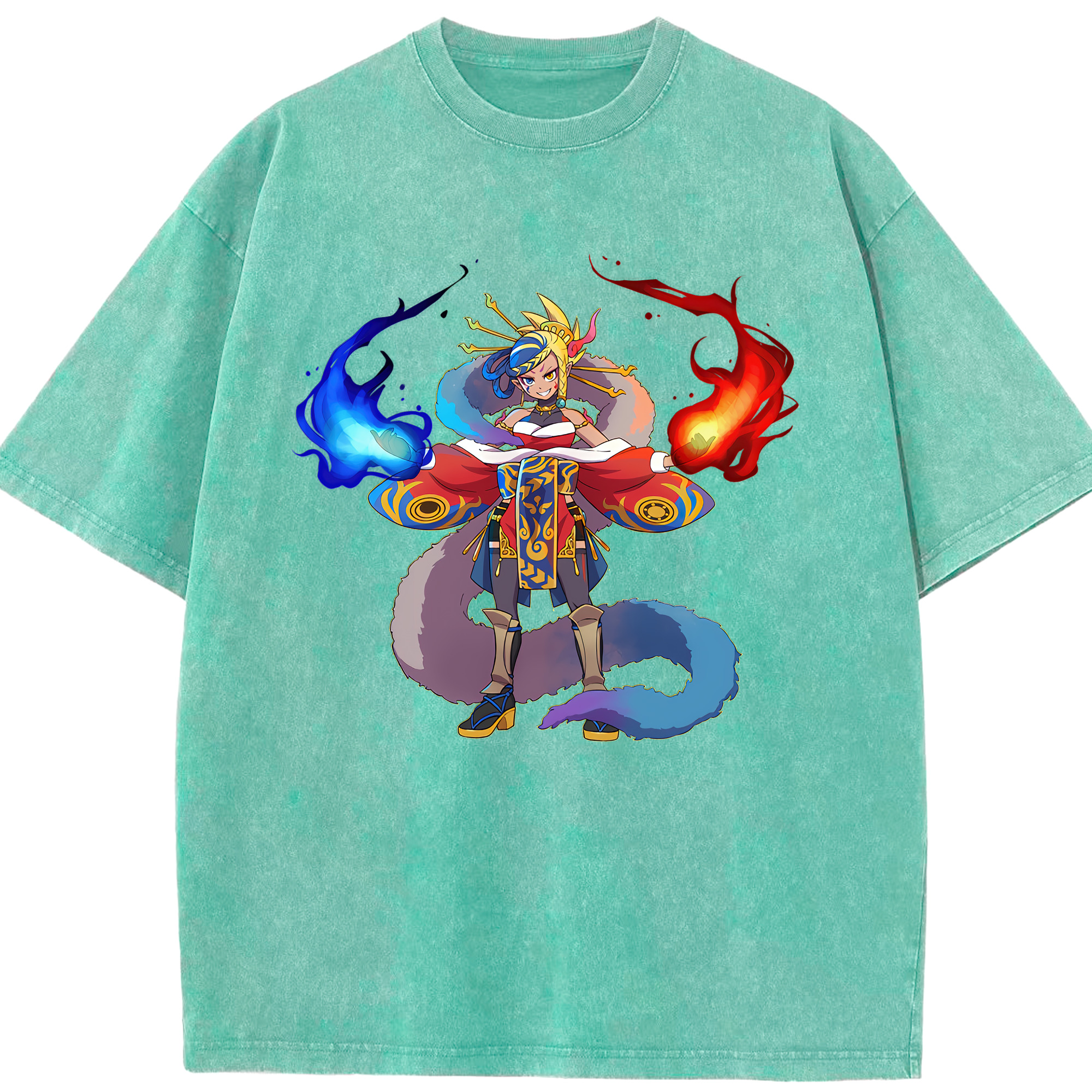 （画像用） 妖怪ウォッチ Yo-kai Watch 綿100% ヴィンテージ風 半袖Tシャツ（フロントプリント）